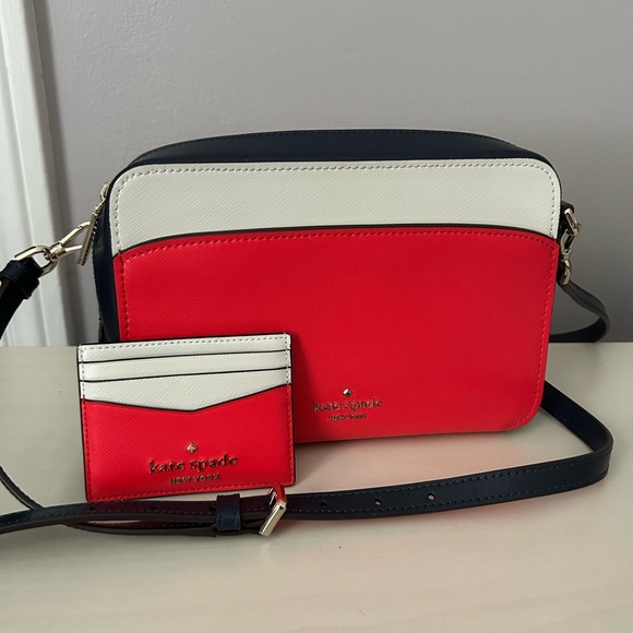 ✨NEW ♠️ KATE SPADE Lauryn Colorblock Crossbody Camera Bag